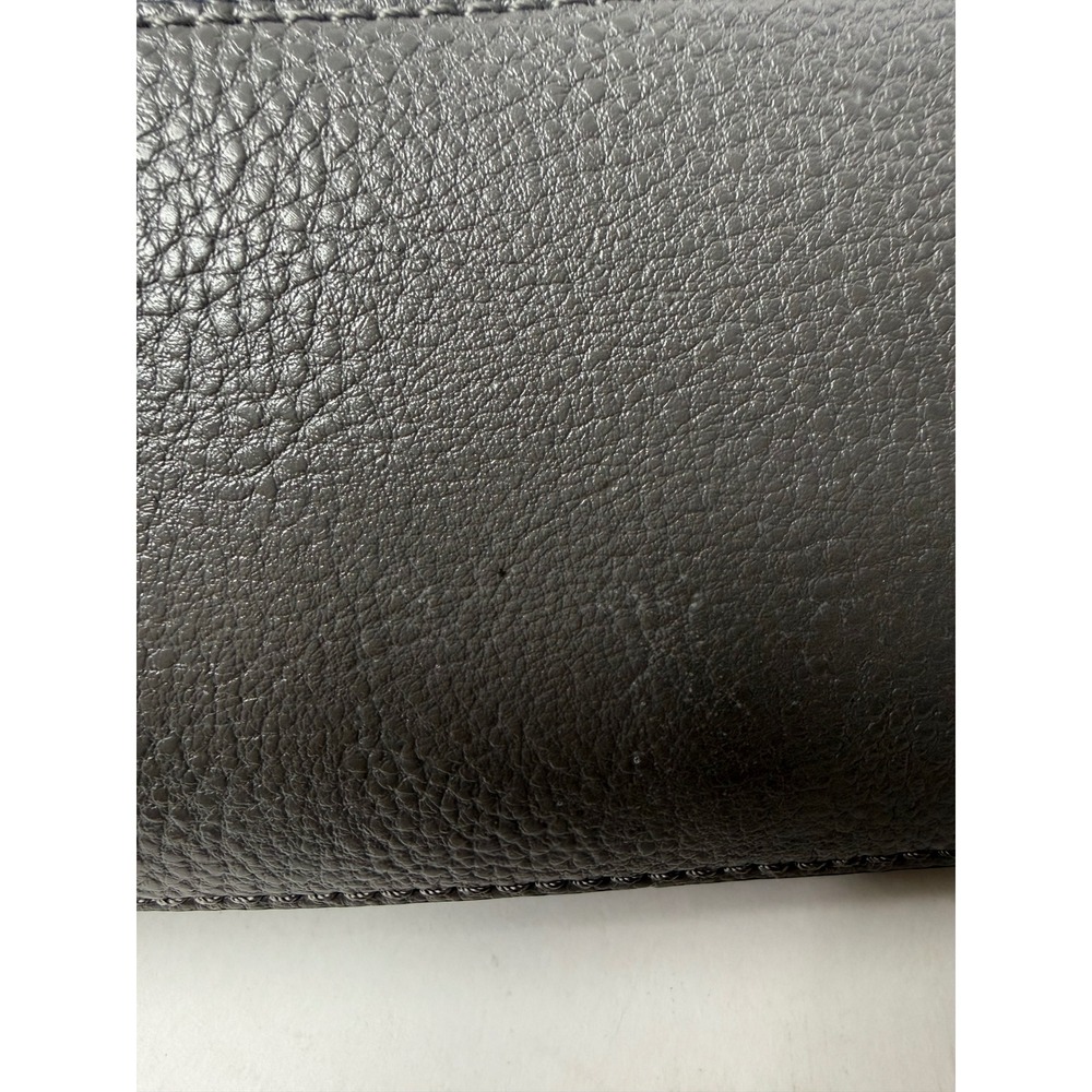 The Sak Kendra Leather and Suede Hobo Shoulder Bag Gray Studded Tassel Charm - Picture 11 of 12